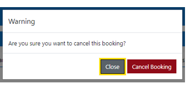 Confirmation modal