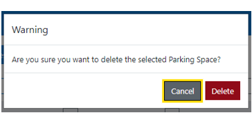 Confirm deletion