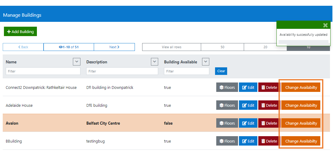 Change Availability Button - Buildings