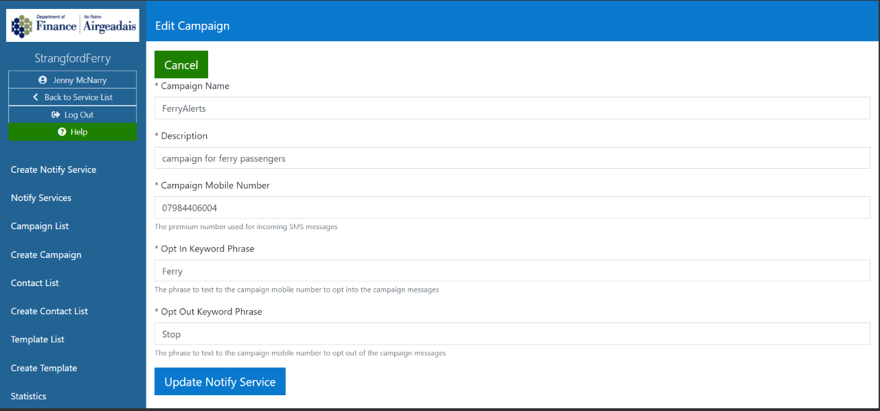 Notify UserGuide