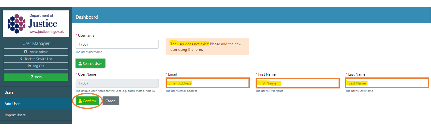Add new details