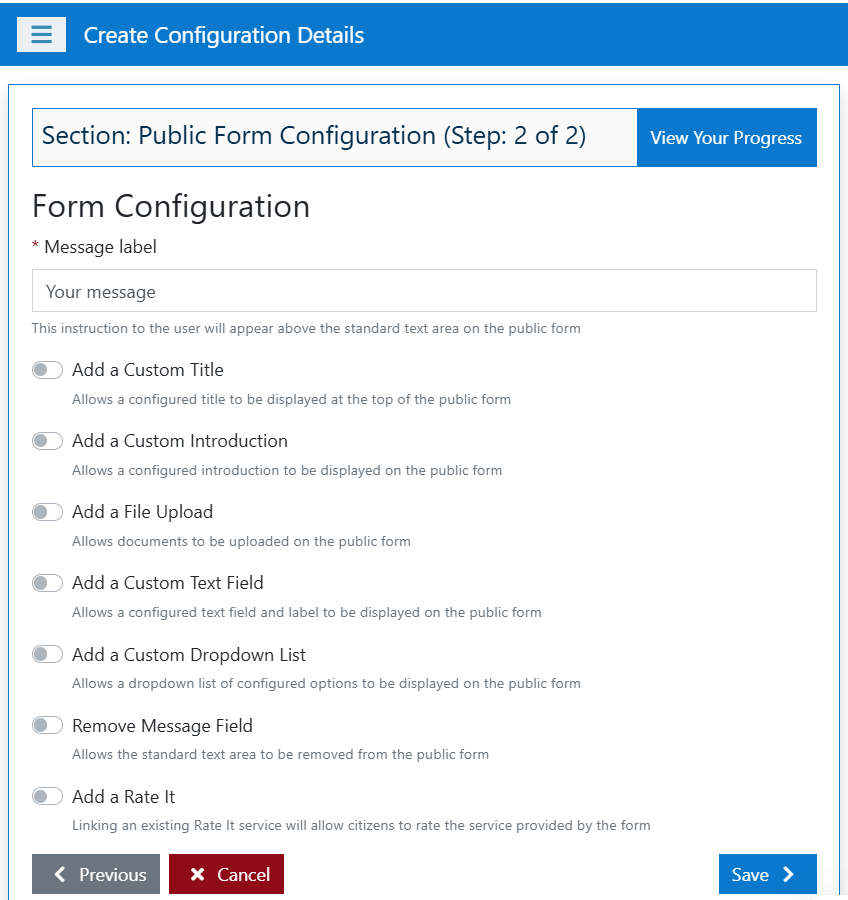 Create New Transaction Page 1