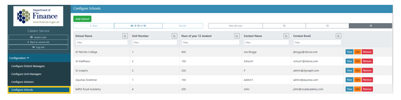 Configure Modal 7
