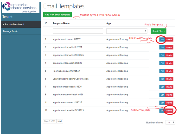 Config Email Template